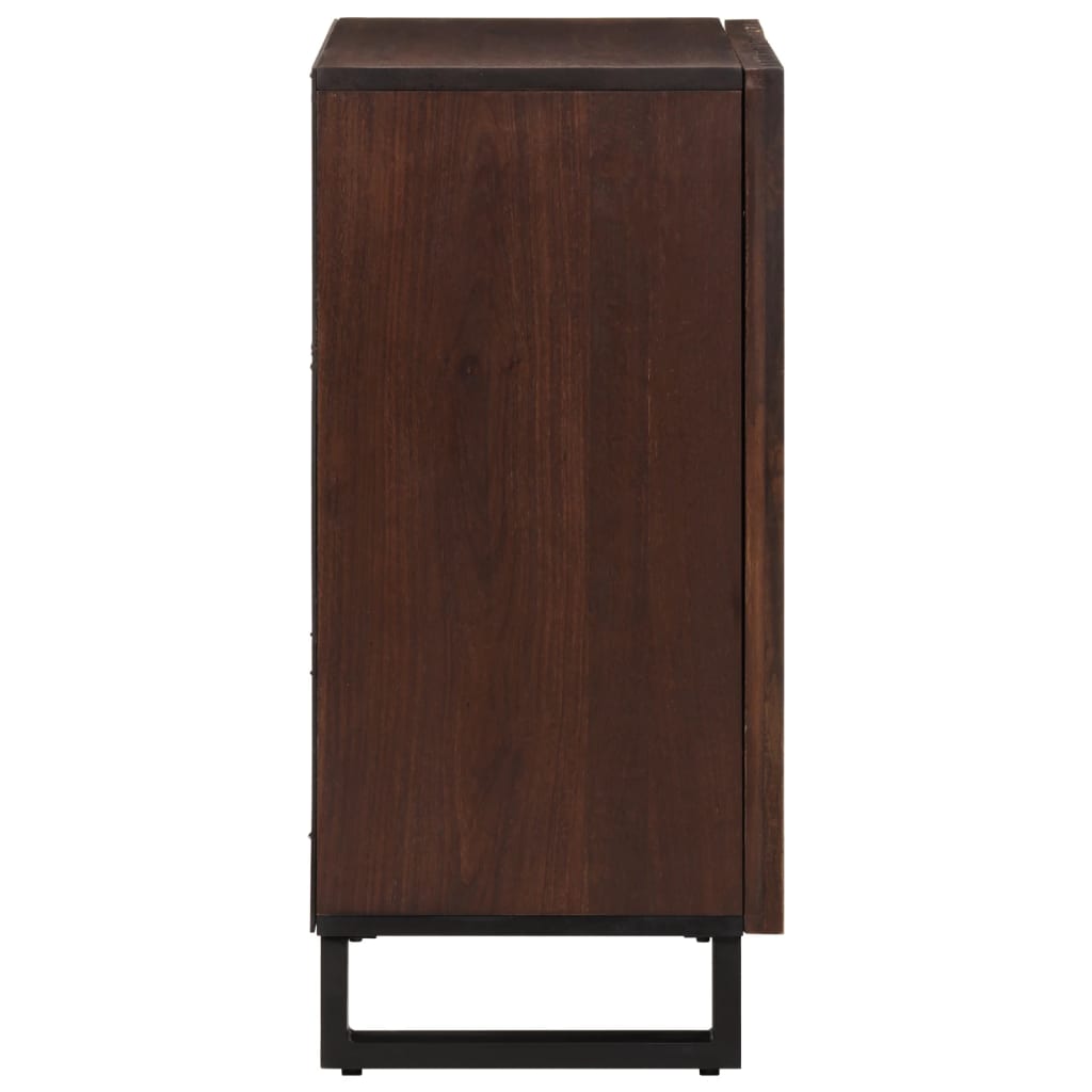 Buffet marron 60x34x75 cm bois massif de manguier - XIOS