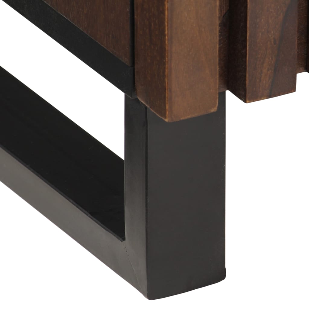 Buffet marron 60x34x75 cm bois massif de manguier - XIOS