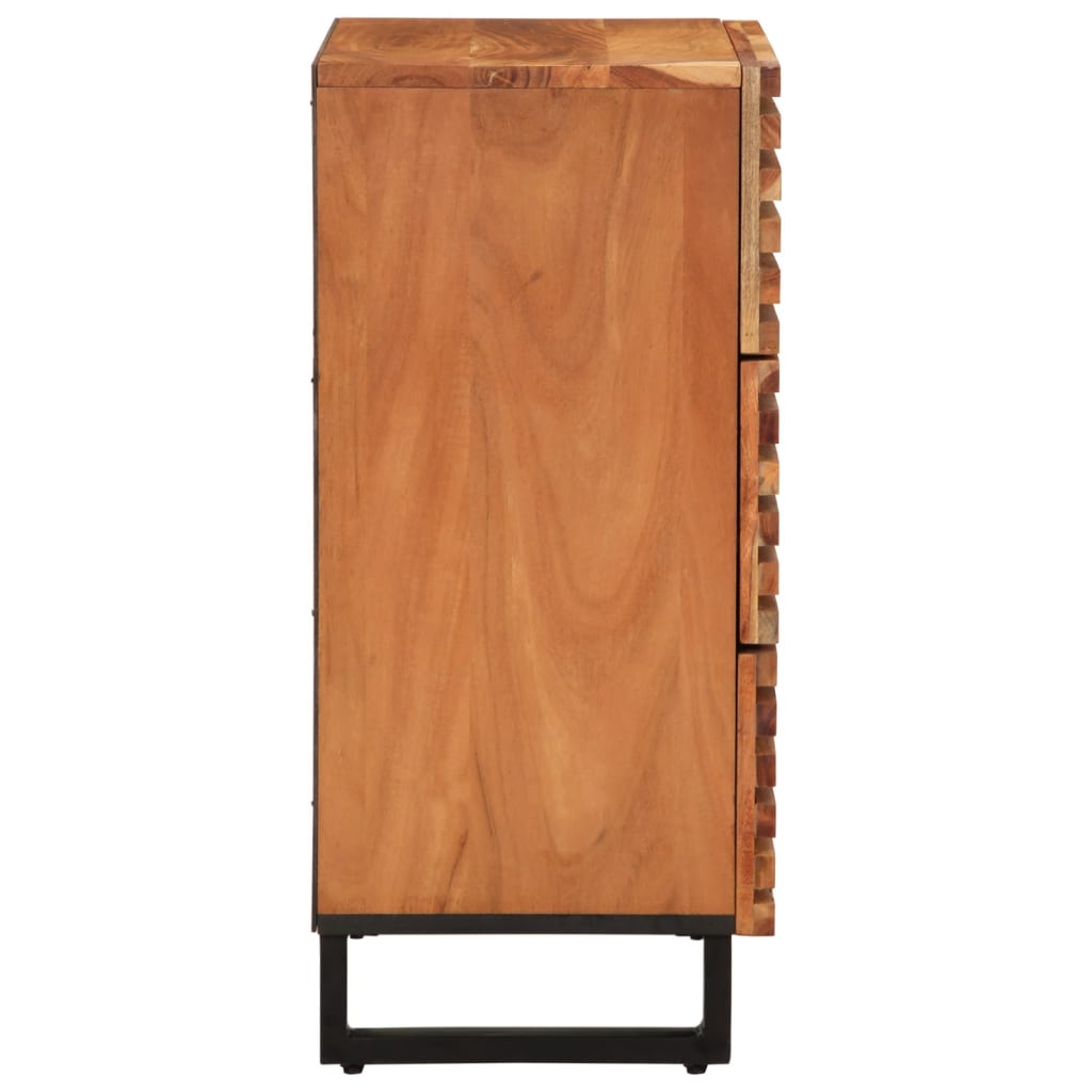 Buffet 60x34x75 cm bois d'acacia massif - XIOS