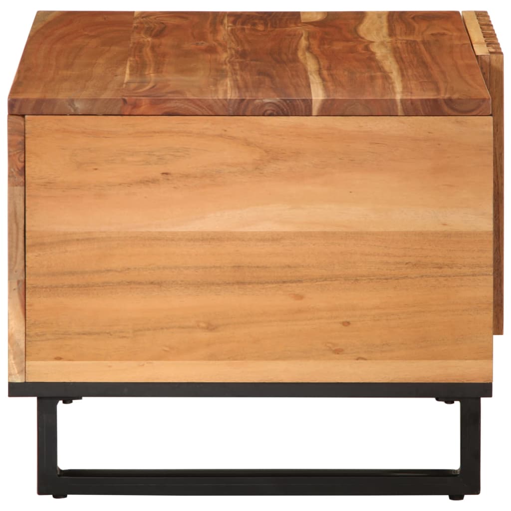 Table basse 80x51x40 cm bois massif d'acacia - XIOS