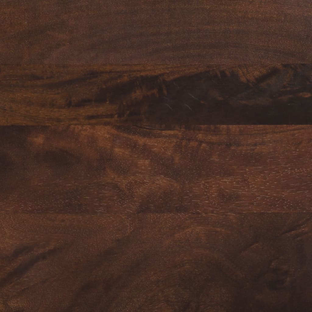 Table basse marron 80x51x40 cm bois de massif manguier - XIOS