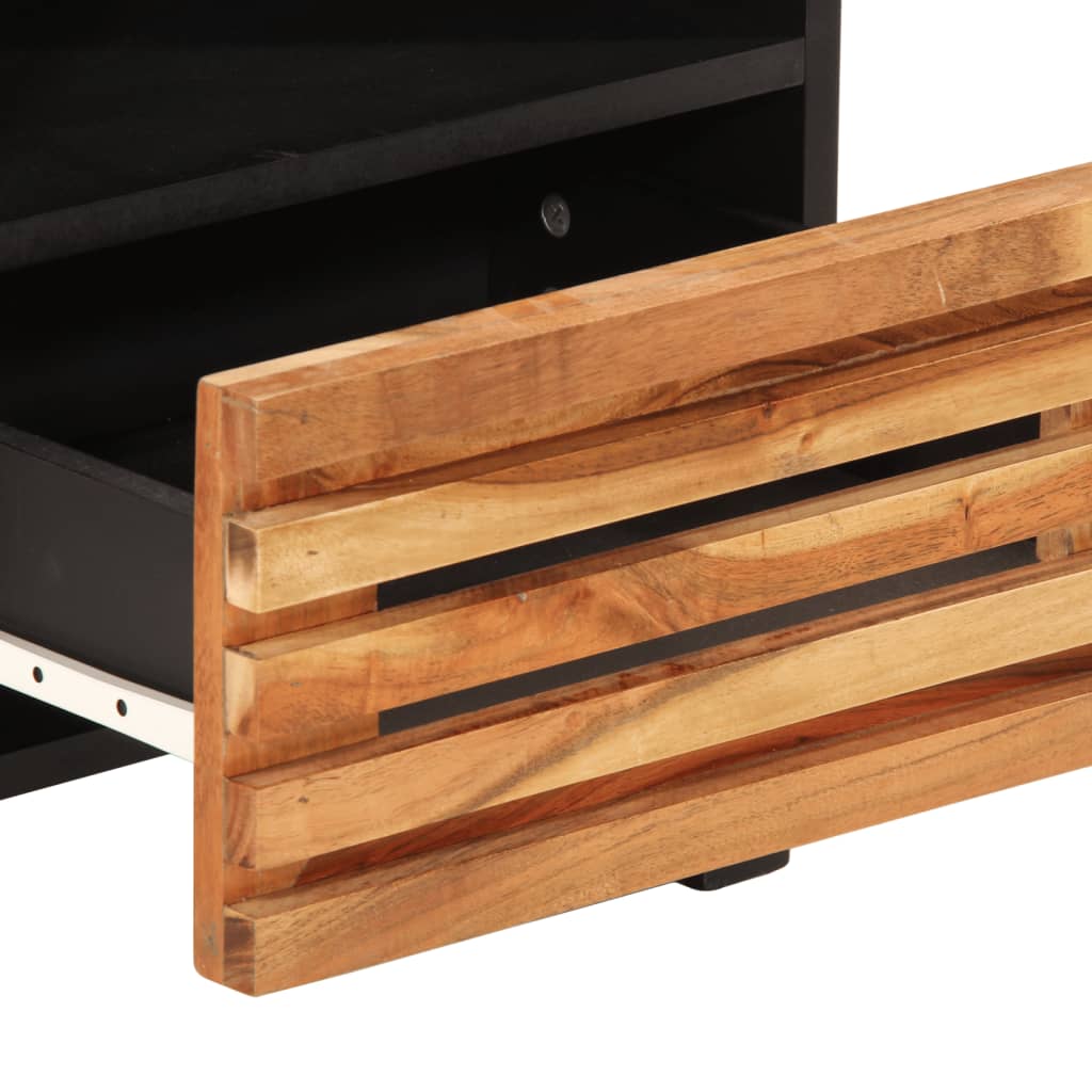 Table de chevet 40x34x46 cm bois d'acacia massif - XIOS