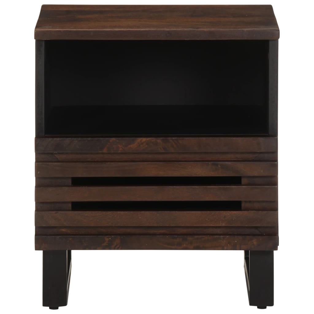 Tables de chevet 2 pcs 40x34x46 cm bois de manguier massif - XIOS