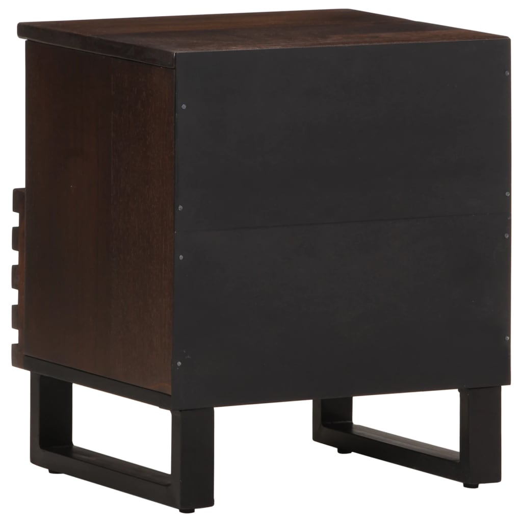 Tables de chevet 2 pcs 40x34x46 cm bois de manguier massif - XIOS