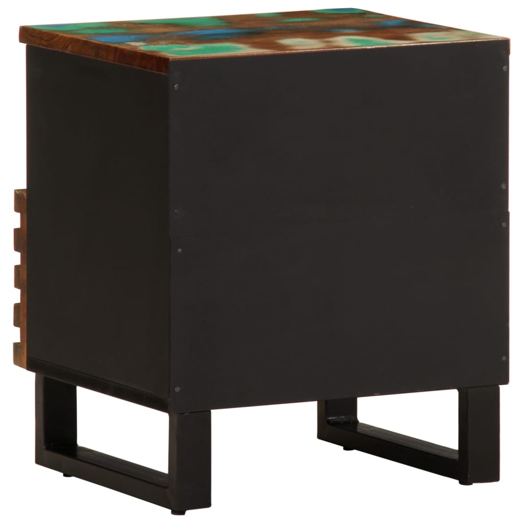 Table de chevet 40x34x46 cm bois massif de récupération - XIOS