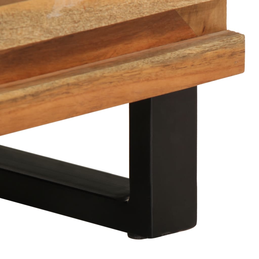 Table de chevet 50x34x62 cm bois d'acacia solide - XIOS