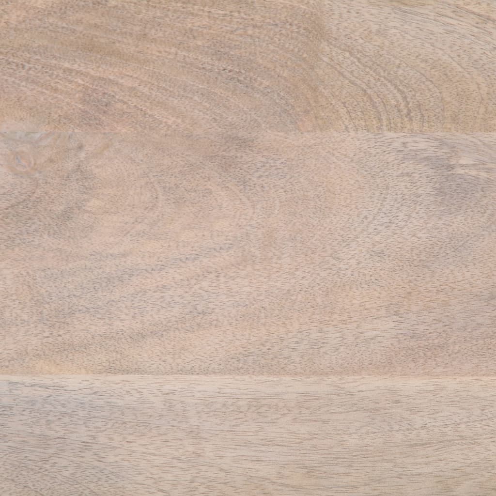Table de chevet 50x34x62 cm bois de manguier solide - XIOS