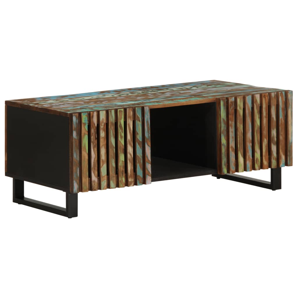 Table basse 100x55x40 cm bois massif d'acacia - XIOS