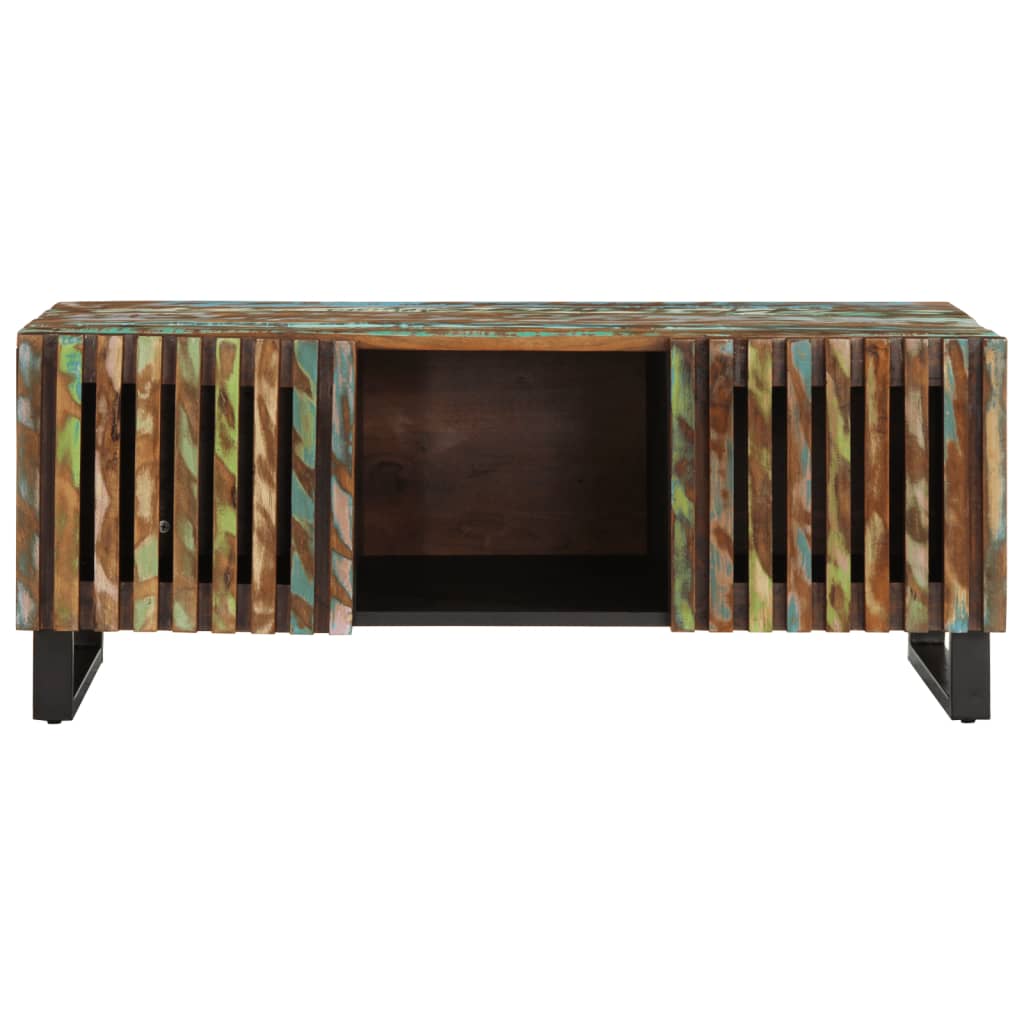 Table basse 100x55x40 cm bois massif d'acacia - XIOS
