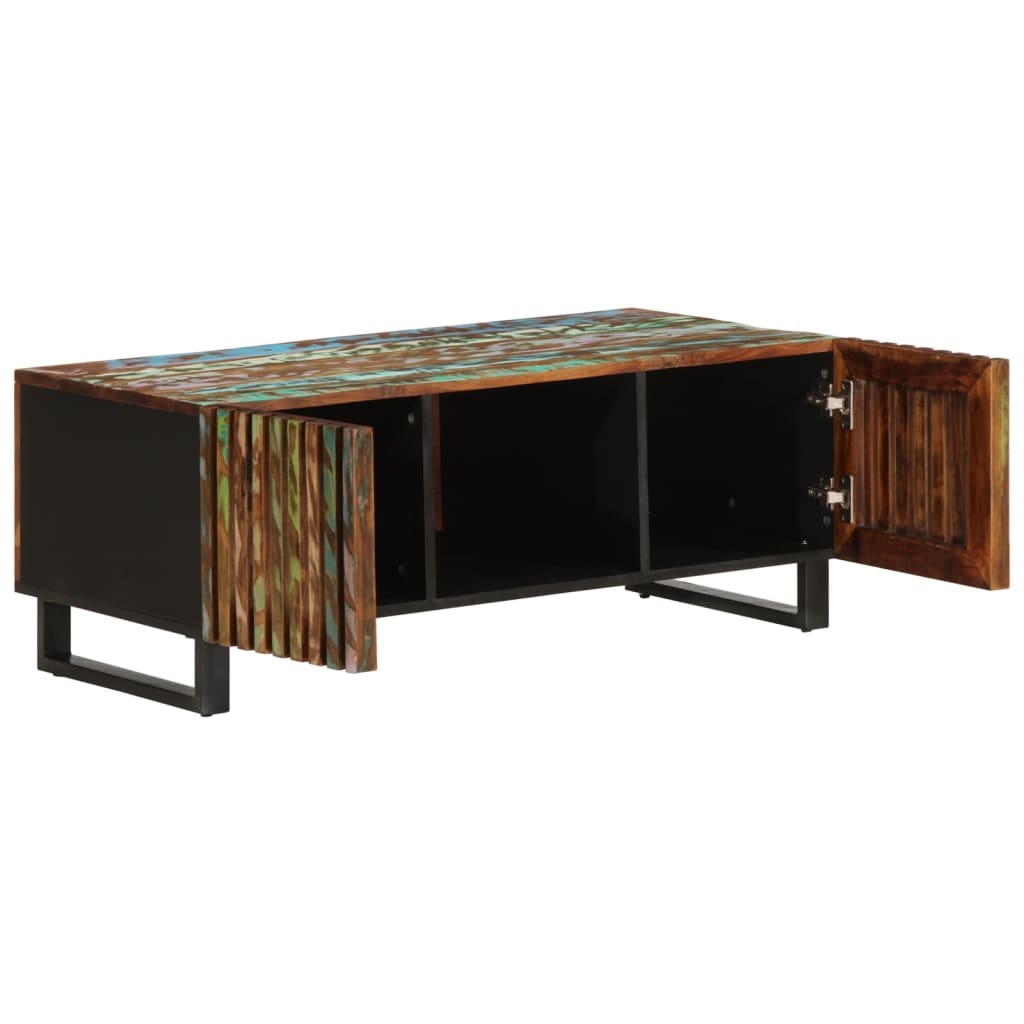 Table basse 100x55x40 cm bois massif d'acacia - XIOS