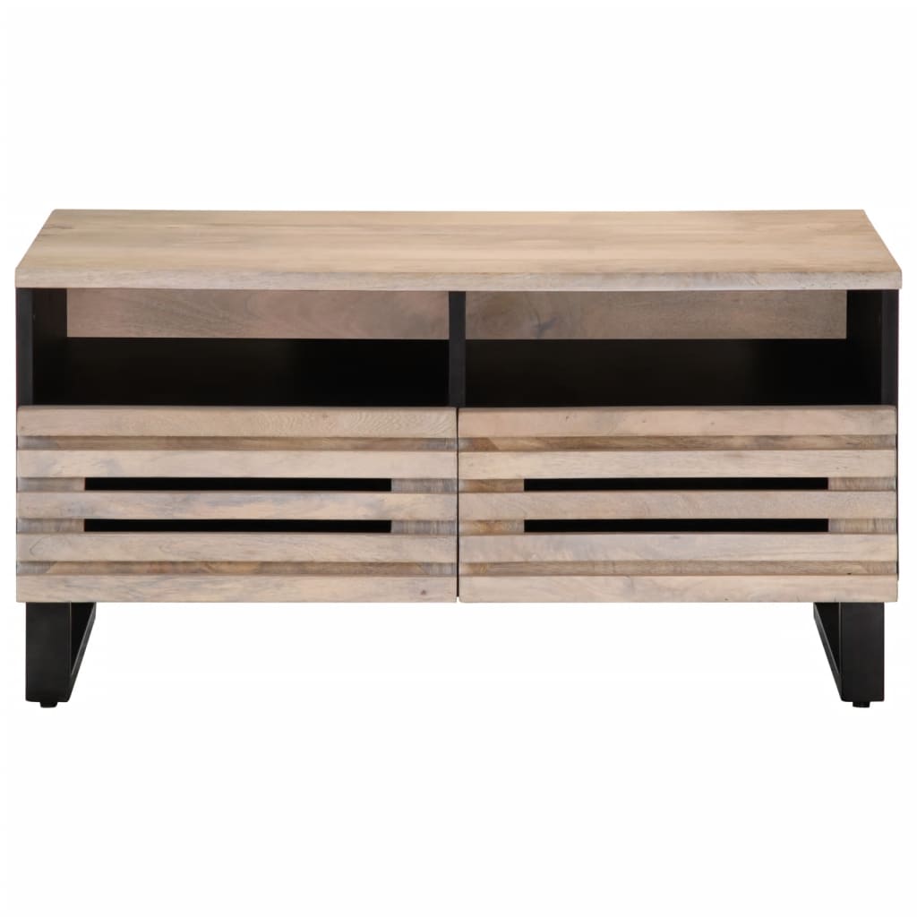 Table basse 80x55x40 cm bois de manguier massif - XIOS