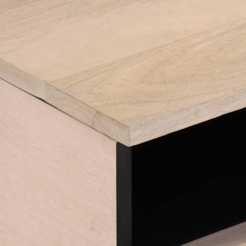 Table basse 80x55x40 cm bois de manguier massif - XIOS