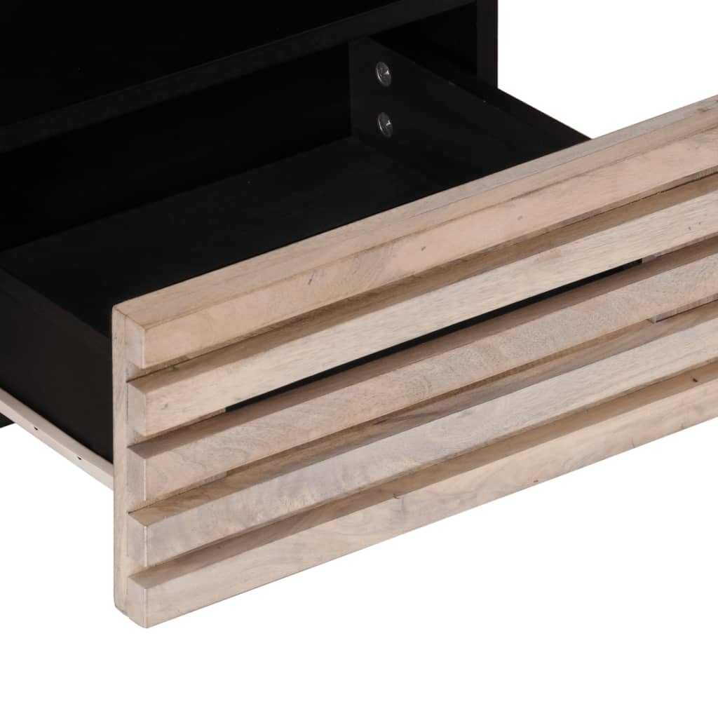 Table basse 80x55x40 cm bois de manguier massif - XIOS