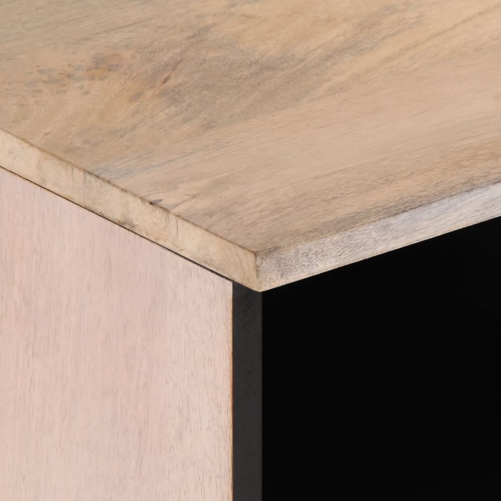 Meuble TV 80x34x46 cm bois massif de manguier - XIOS