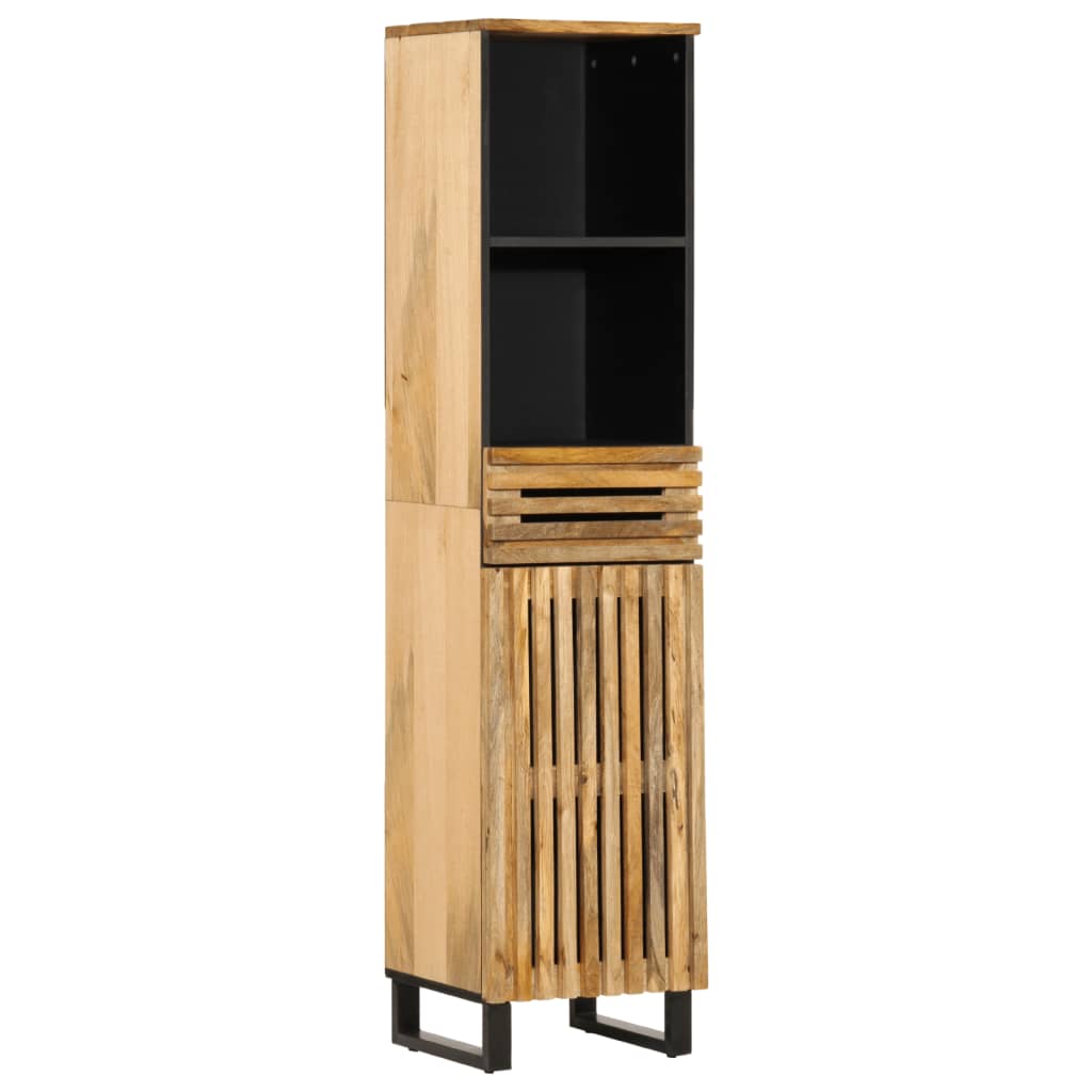 Buffet 38x34x160 cm bois de manguier massif brut - XIOS