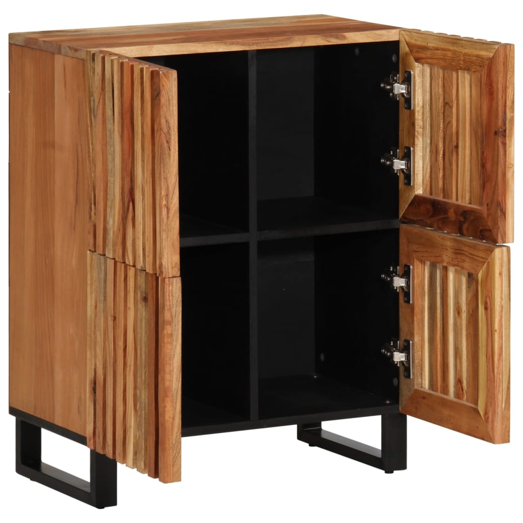Buffet 60x34x75 cm bois d'acacia massif - XIOS