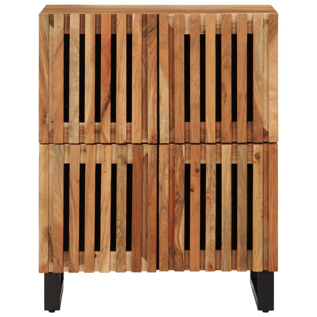 Buffet 60x34x75 cm bois d'acacia massif - XIOS