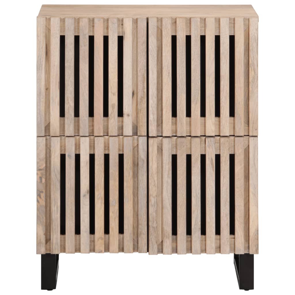 Buffet 60x34x75 cm bois de manguier massif