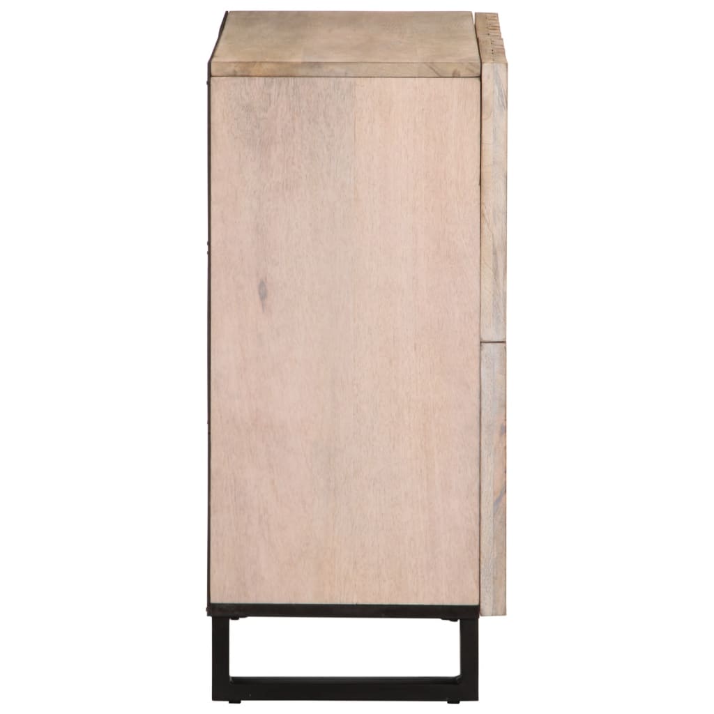 Buffet 60x34x75 cm bois de manguier massif