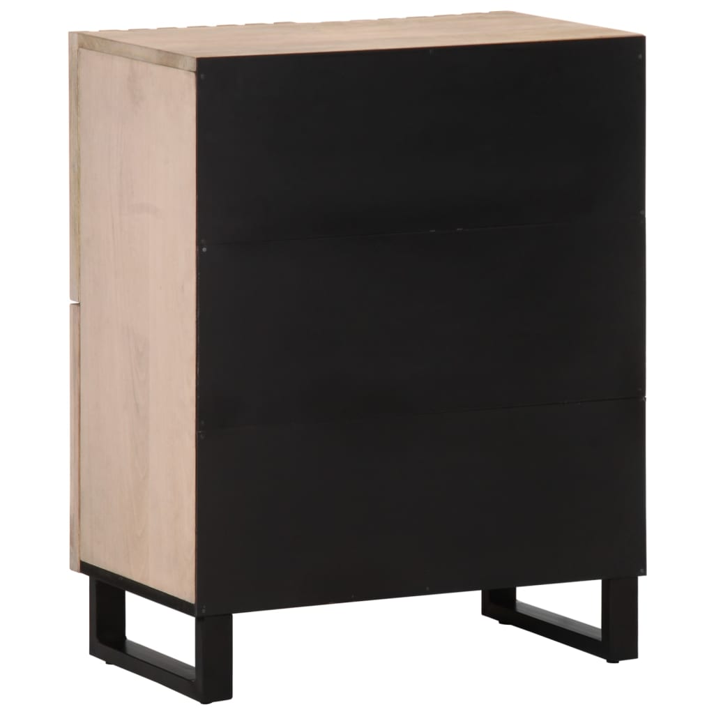 Buffet 60x34x75 cm bois de manguier massif