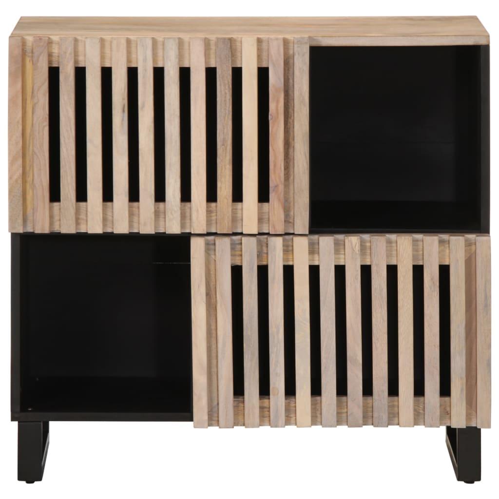 Buffet 80x34x75 cm Bois massif de manguier