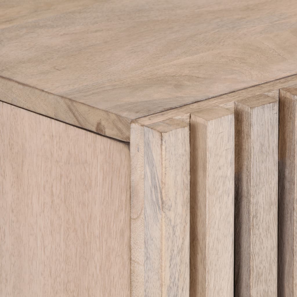 Buffet 80x34x75 cm Bois massif de manguier
