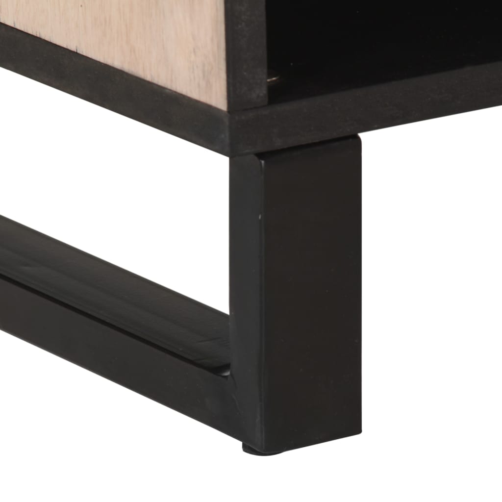 Buffet 80x34x75 cm Bois massif de manguier
