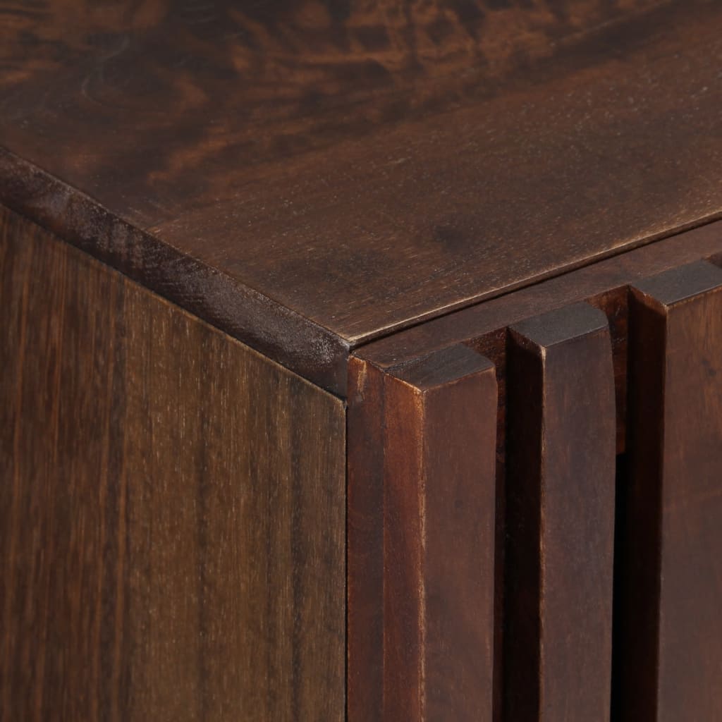 Buffet marron 90x34x75 cm bois massif de manguier - XIOS