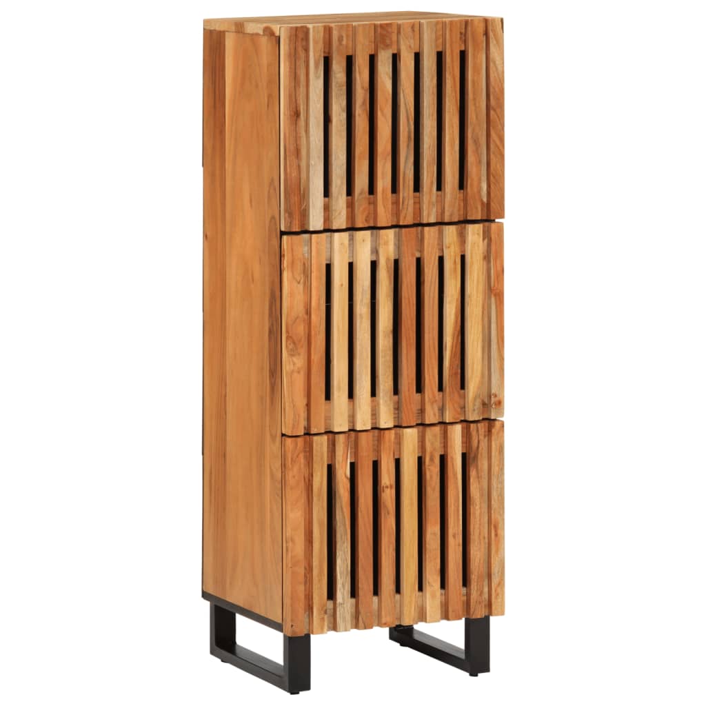 Buffet haut 40x34x110 cm bois massif d'acacia - XIOS