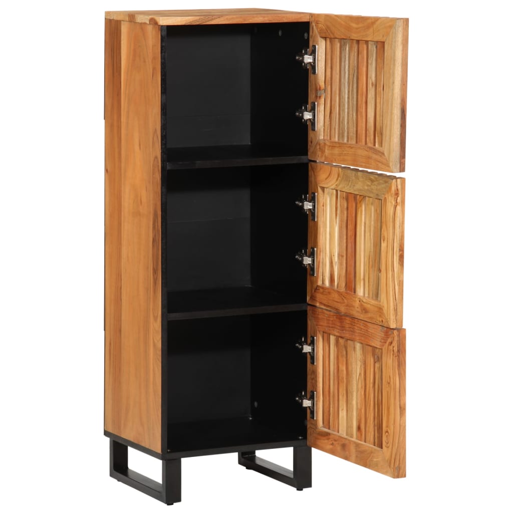 Buffet haut 40x34x110 cm bois massif d'acacia - XIOS