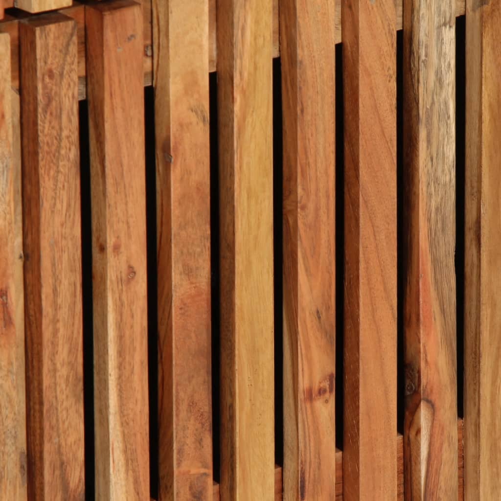 Buffet haut 40x34x110 cm bois massif d'acacia - XIOS