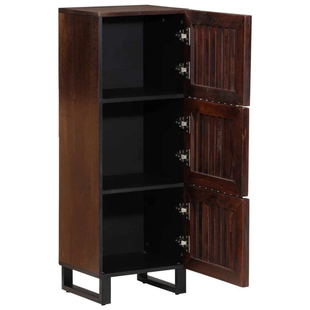 Buffet marron 40x34x110 cm bois massif de manguier - XIOS
