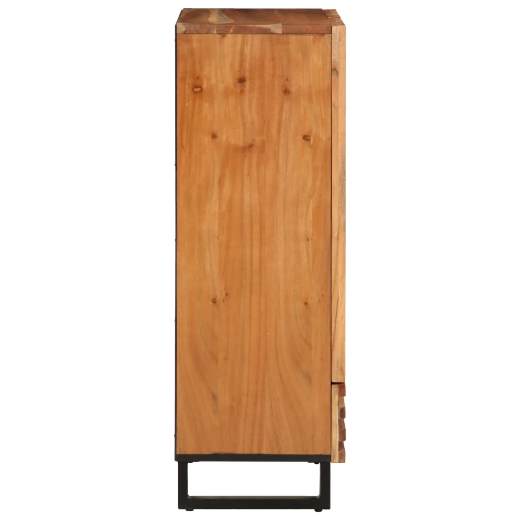 Buffet haut 60x34x100 cm bois massif d'acacia - XIOS