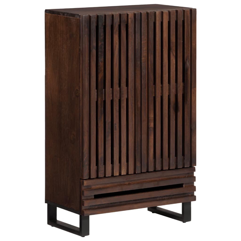 Buffet marron 60x34x100 cm bois de manguier massif - XIOS