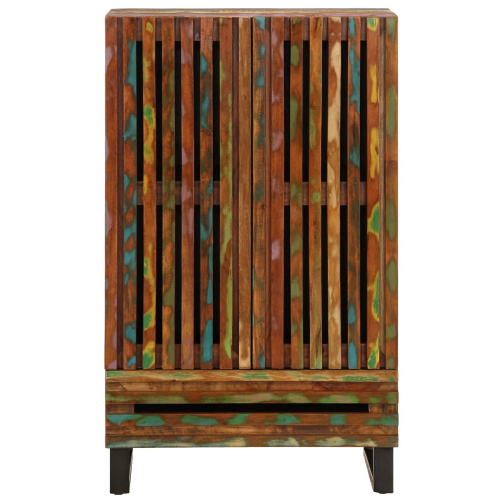 Buffet haut 60x34x100 cm bois massif d'acacia - XIOS