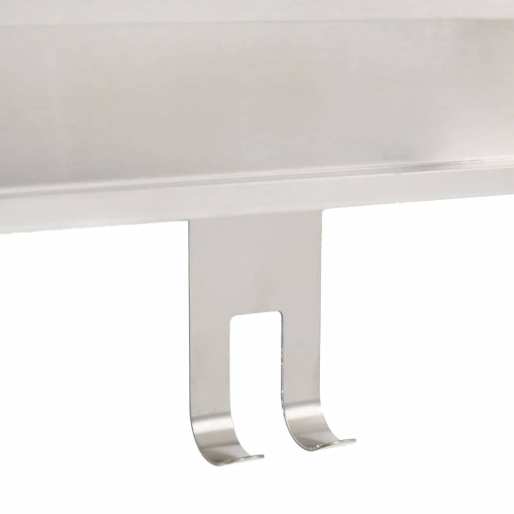 Support de douche suspendu acier inoxydable 304 brossé - XIOS