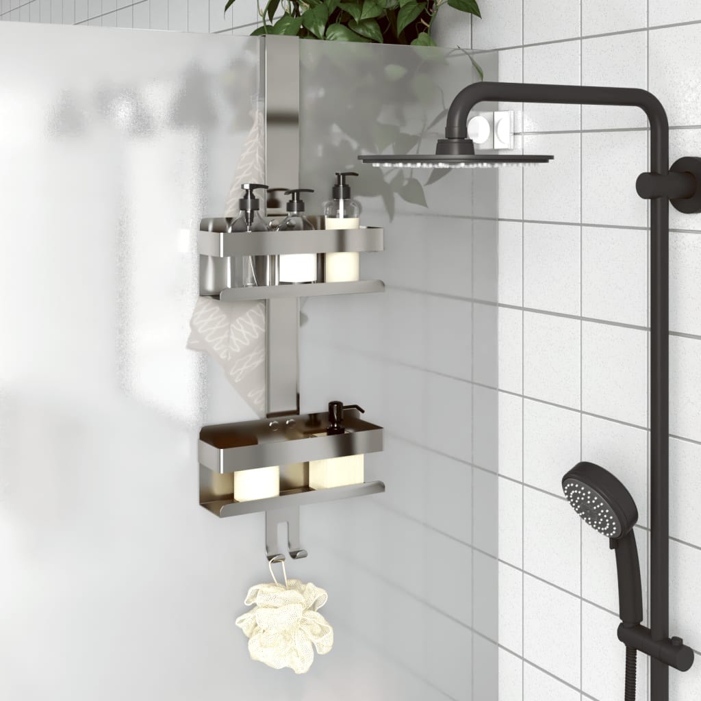 Support de douche suspendu acier inoxydable 304 brossé - XIOS