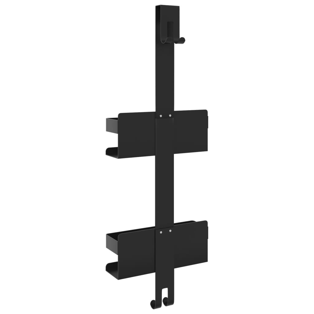 Support de douche suspendu noir mat acier inoxydable 304 brossé - XIOS