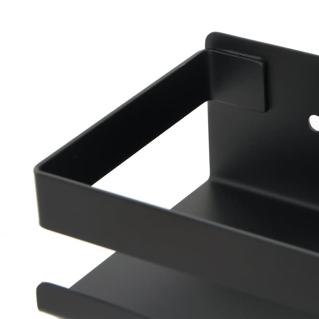 Étagère de douche noir mat acier inoxydable 304 brossé - XIOS