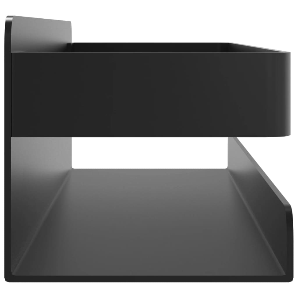 Étagère de douche noir mat acier inoxydable 304 brossé - XIOS