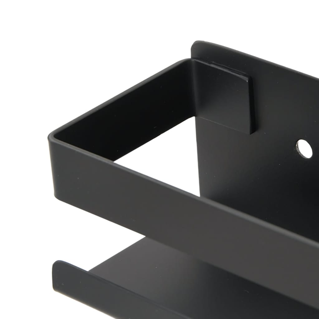 Étagère de douche noir mat acier inoxydable 304 brossé - XIOS