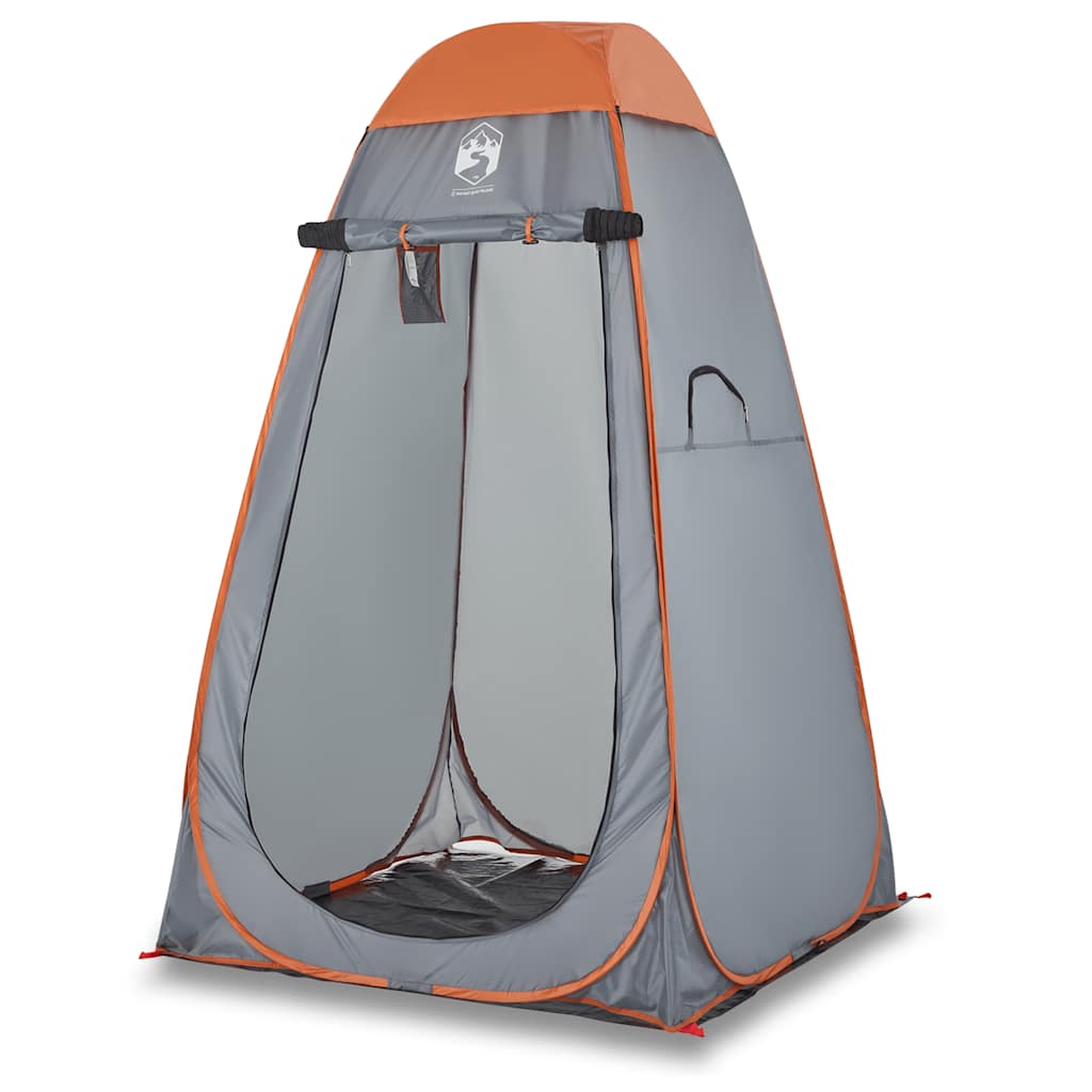 Tente d'intimité gris et orange escamotable imperméable Tentes vidaXL