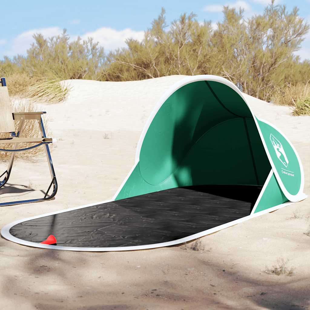 Tente de plage vert d'eau escamotable imperméable Tentes vidaXL