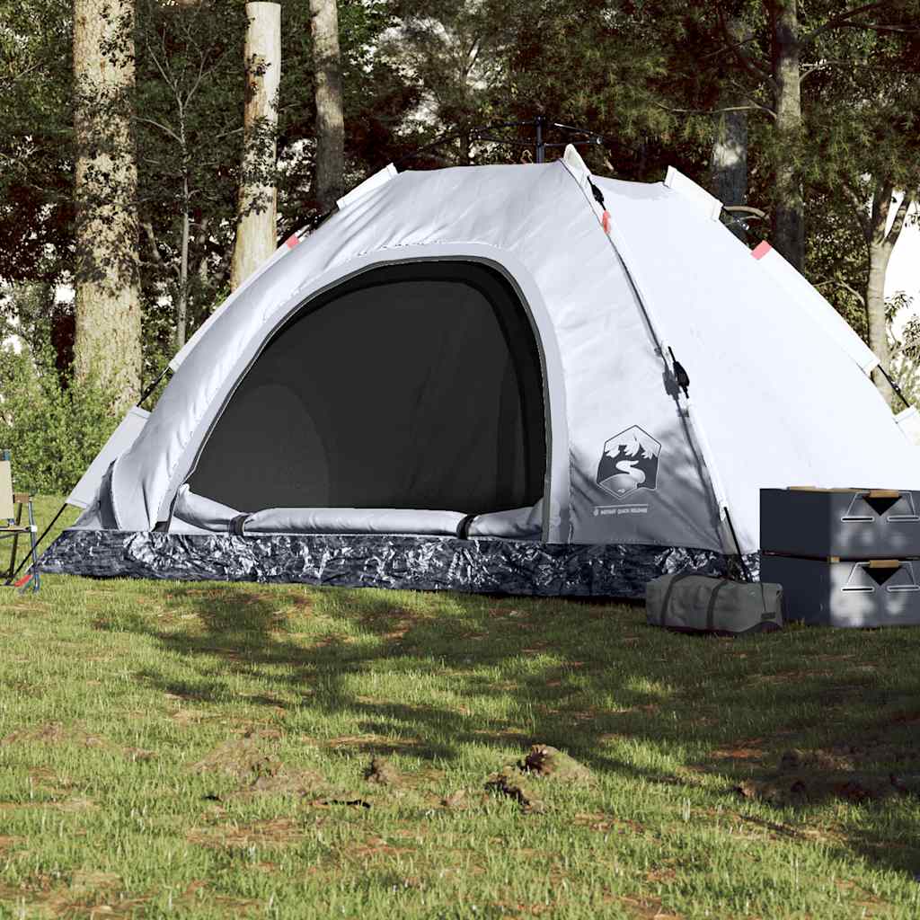 Tente de camping 5 personnes tissu occultant libération rapide Tentes vidaXL