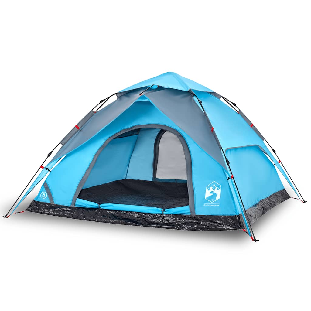 Tente de camping à dôme 5 personnes bleu libération rapide Tentes vidaXL