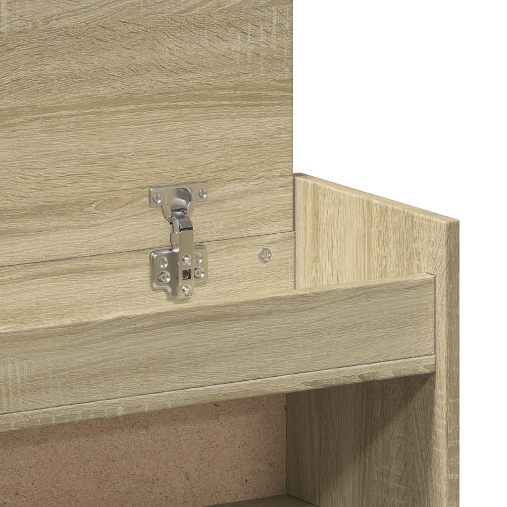 Armoire à chaussures chêne sonoma bois d'ingénierie - XIOS