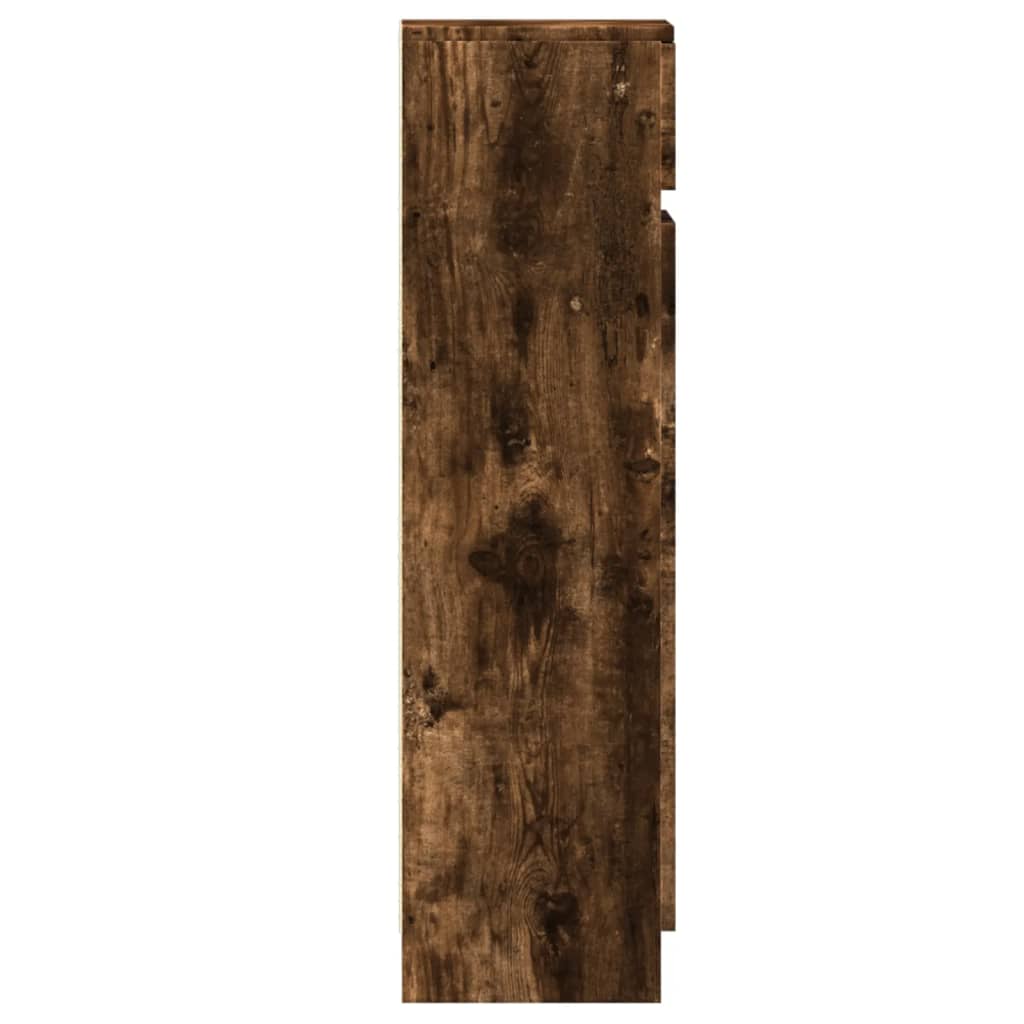 Armoire à chaussures chêne fumé bois d'ingénierie - XIOS
