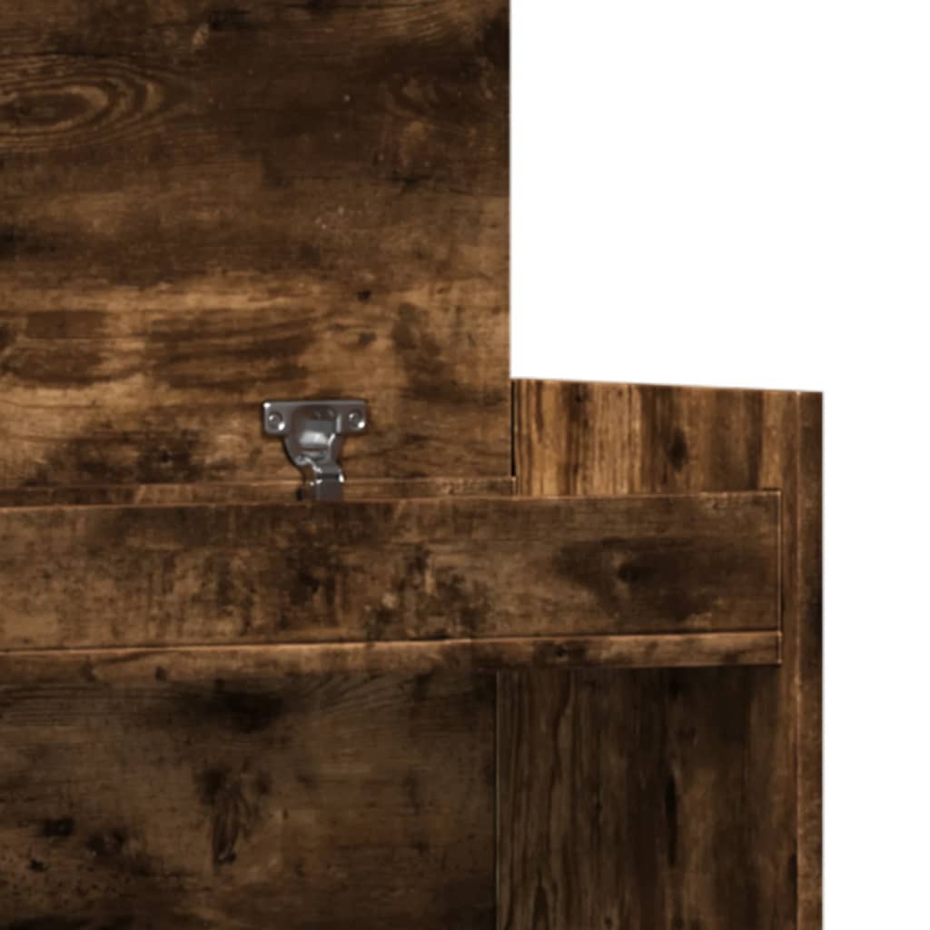 Armoire à chaussures chêne fumé bois d'ingénierie - XIOS