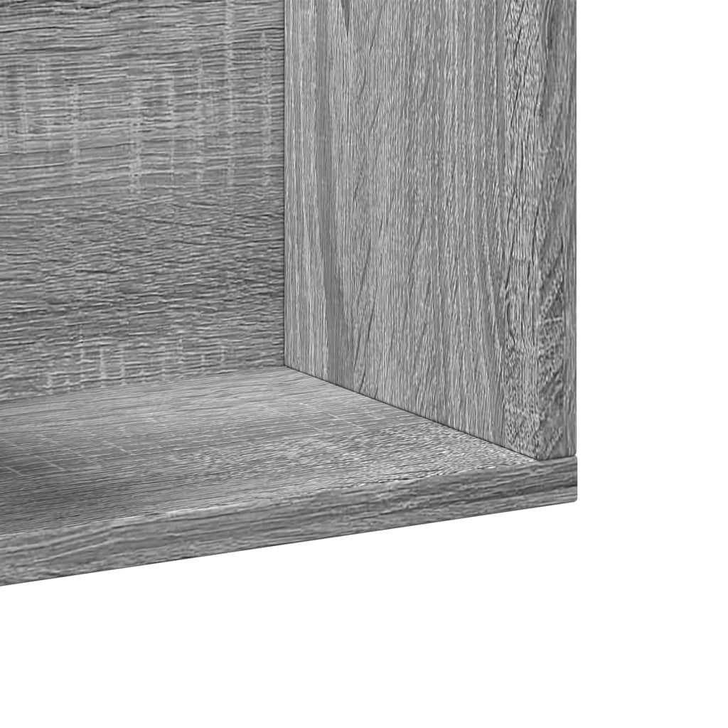 Armoire murale sonoma gris 75x18x16,5 cm bois d'ingénierie - XIOS
