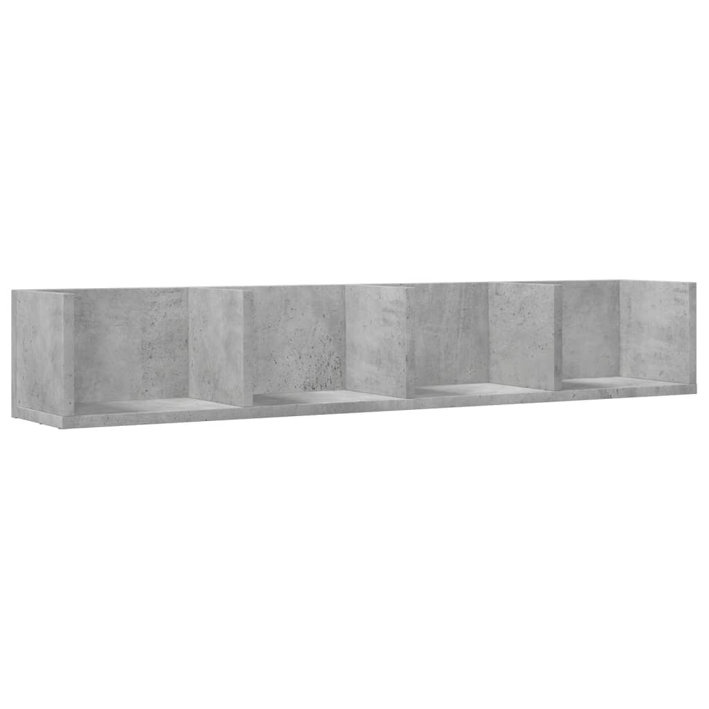 Armoire murale gris béton 99x18x16,5 cm bois d'ingénierie - XIOS